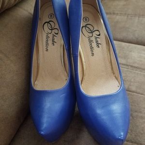 Blue stilettos